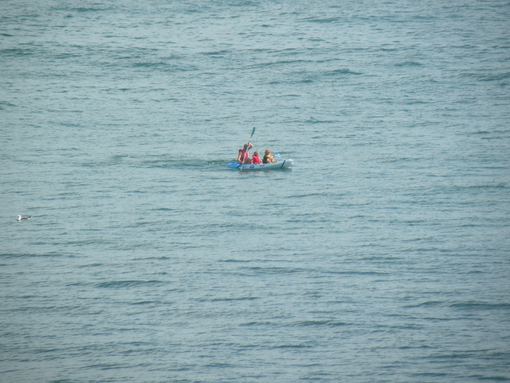  canoé à la mer